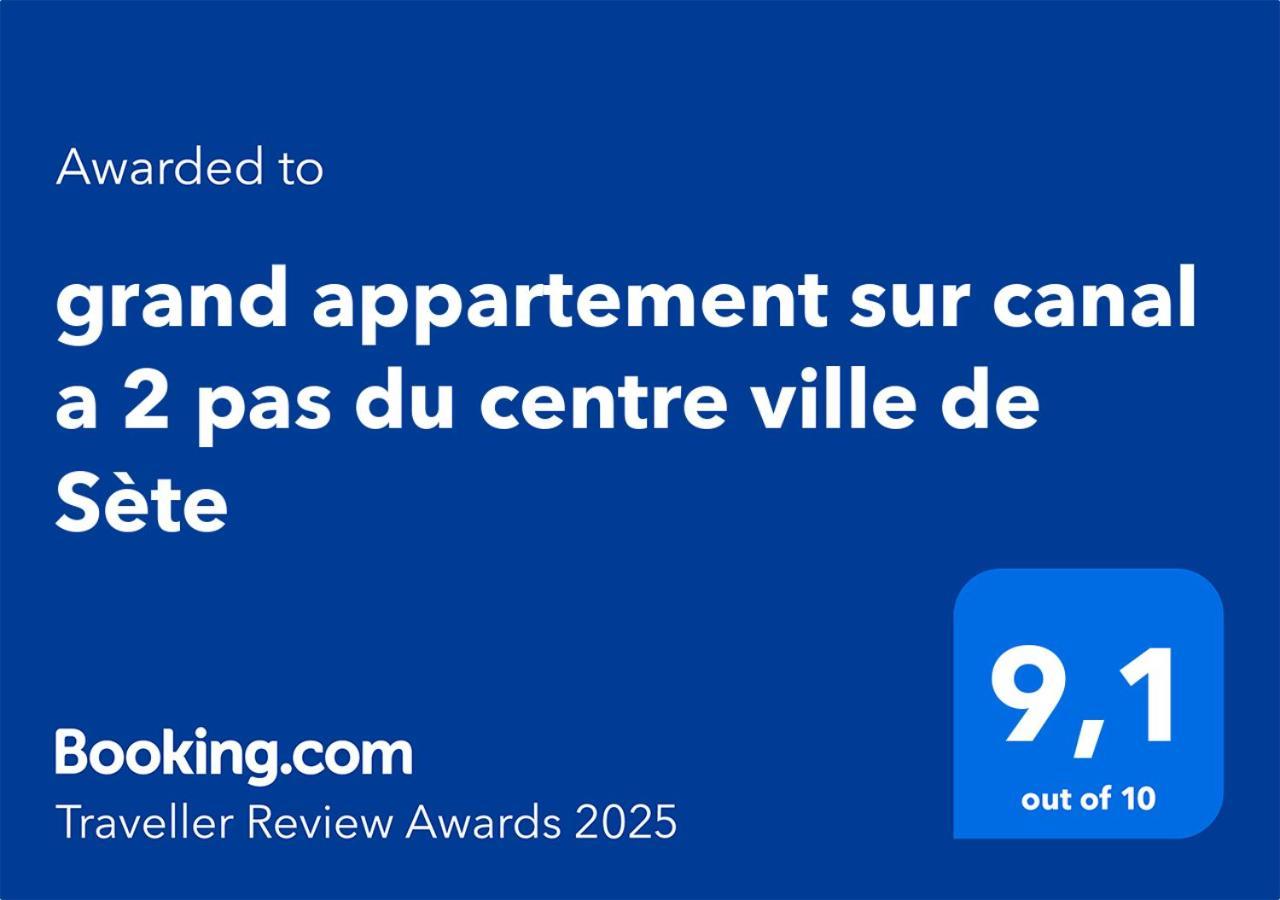 Grand Appartement Sur Canal A 2 Pas Du Centre Ville De Sète מראה חיצוני תמונה